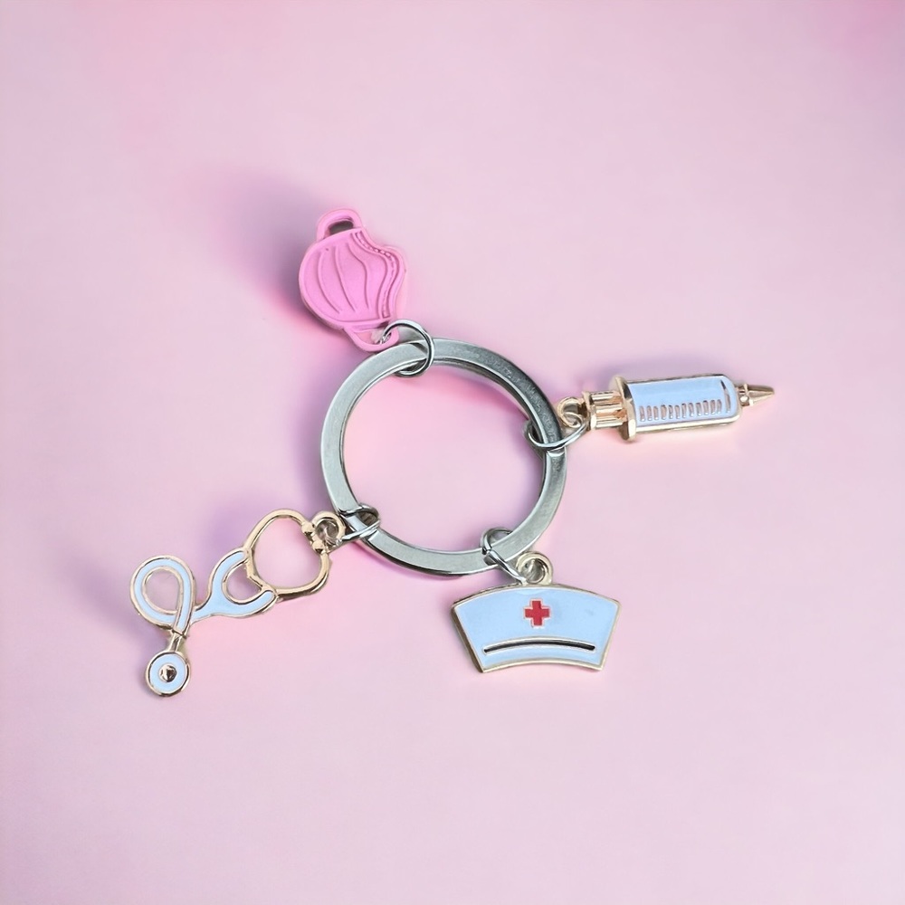 🩺 Pink Nurse / Doctor Keychain